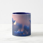 Low Poly Mountain Fantasy Landschap Mok (Midden)