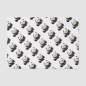 Low Poly Panda Tissuepapier (Voorkant)