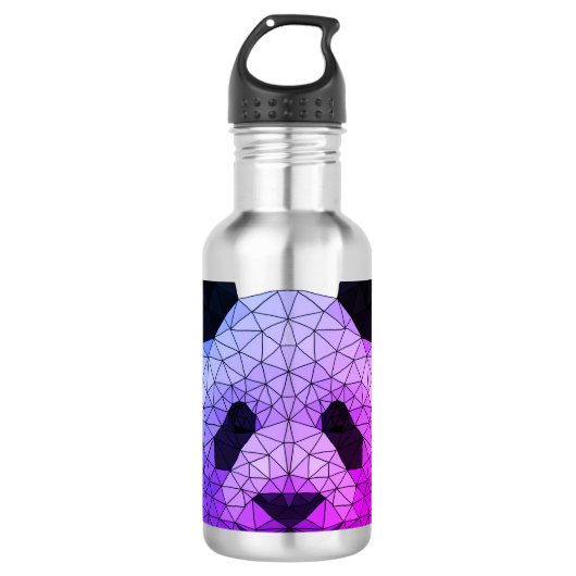 Low Poly Panda Waterfles (Voorkant)