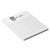 Low Power Robot – niet vandaag... Notitieblok (Schuin)