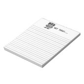 Low Power Robot – niet vandaag... Notitieblok (Gedraaid)