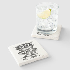 Low Power Robot – niet vandaag... Stenen Onderzetter