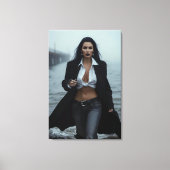 Low Tide Authority Canvas Afdruk (Voorkant)