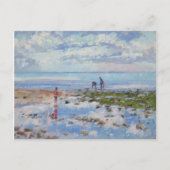 Low Tide Charmouth 2012 Briefkaart (Voorkant)