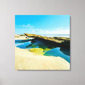 Low tide rocky ocean floor Canvas  Afdruk (Voorkant)