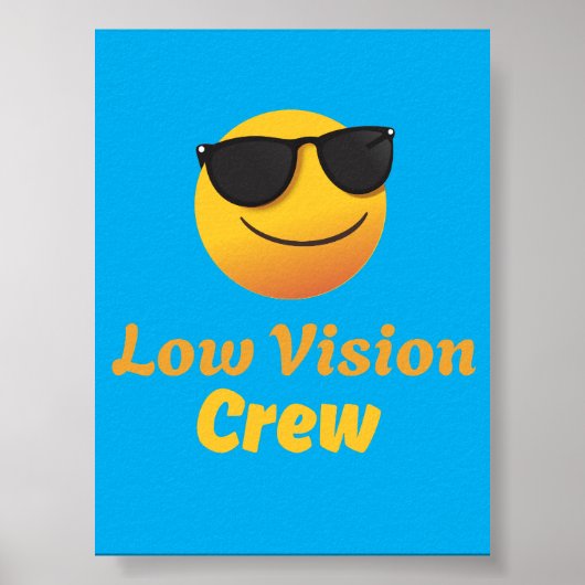 Low Vision Crew Poster (Voorkant)