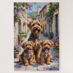 Lowchen Binnenplaats Tuin Kunst Legpuzzel