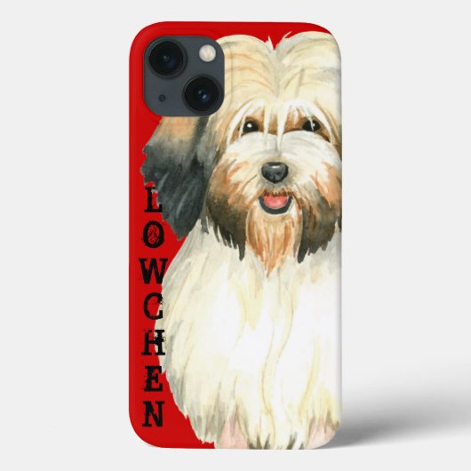 Lowchen Color Block Case-Mate iPhone Case (Achterkant)
