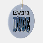 Lowchen DUDE Keramisch Ornament (Rechts)