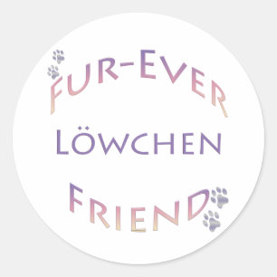 Löwchen Furever Ronde Sticker