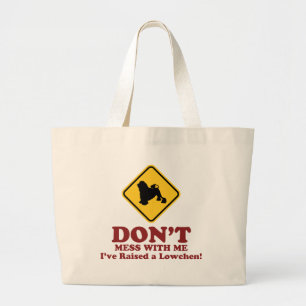 Lowchen Grote Tote Bag