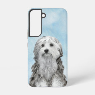 Lowchen schilderen - Kute Original Dog Art Samsung Galaxy Hoesje