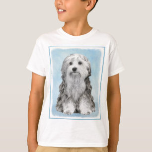 Lowchen schilderen - Kute Original Dog Art T-shirt