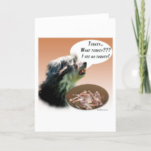 Lowchen Turkey Feestdagen Kaart
