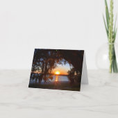 lowcountry sunset notecard kaart (Voorkant)
