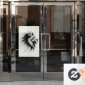 Löwe Raamsticker (Kantoordeur)