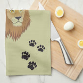 Löwe - Sternzeichen Geschirrtuch Theedoek (Quarter Fold)