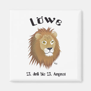 Löwe Sternzeichen Magnet Magneet