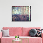 LOWELL MA BUILING SIGN WRAPPED CANVAS PRINT (Insitu (Woonkamer))