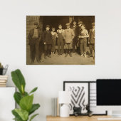 Lowell, Mass. Child Laborers, 1911 Poster (Thuiskantoor)