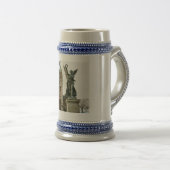 LOWELL MASSACHUSETTS BEER STEIN BIERPUL (Voorkant rechts)