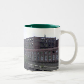 Lowell Massachusetts Mills koffiemok Tweekleurige Koffiemok