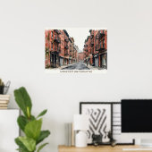Lower East Side Manhattan Poster (Thuiskantoor)