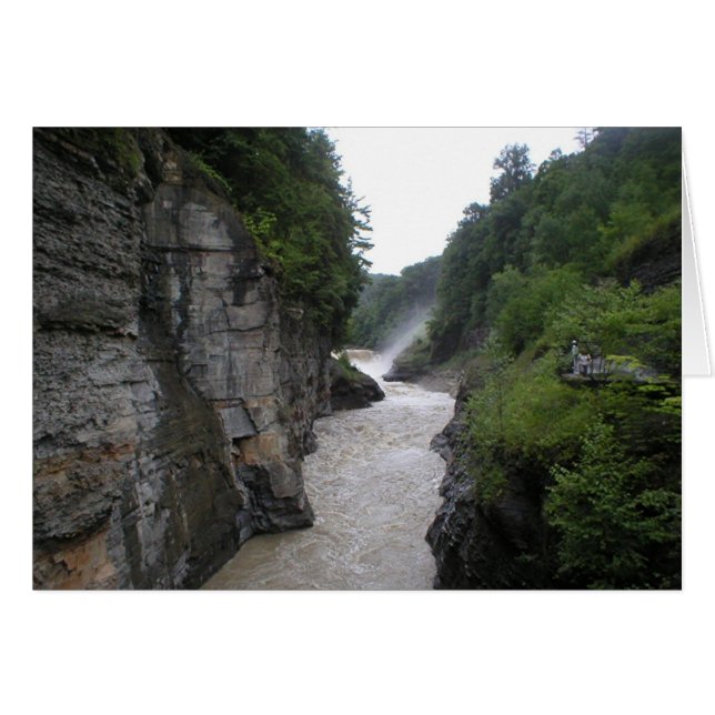 Lower Falls - carte (Devant horizontal)