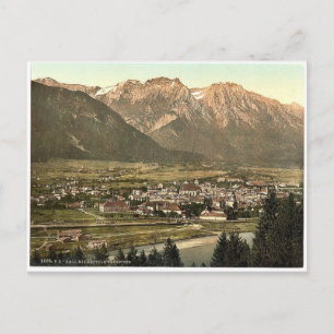 Lower Inn, Hall en Bettelwurfspitze, Tirol, Oosten Briefkaart