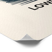 Lower Manhattan skyline en haven Poster (Hoek)