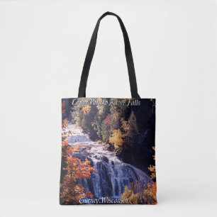 Lower Potato River Falls over de hele boodschappen Draagtas