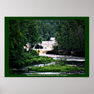 Lower Tahquamenon Falls State Park, Michigan Poster