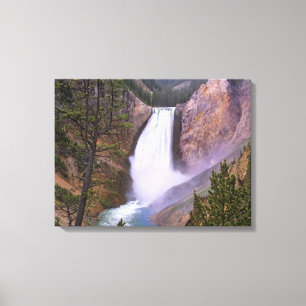 Lower Yellowstone Falls, Grand Canyon van Canvas Afdruk