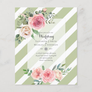 LOWEST BUDGET Roses Floral Wedding Invitae Flyer