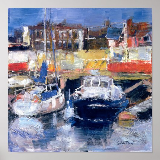 Lowestoft Harbour View Poster (Voorkant)