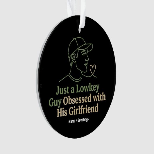 Lowkey Guy Obsessed With His Girlfriend Minimalist (devant)