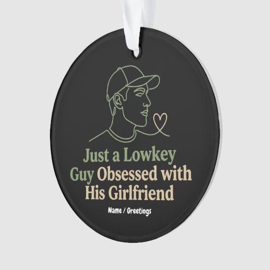 Lowkey Guy Obsessed With His Girlfriend Minimalist (devant)