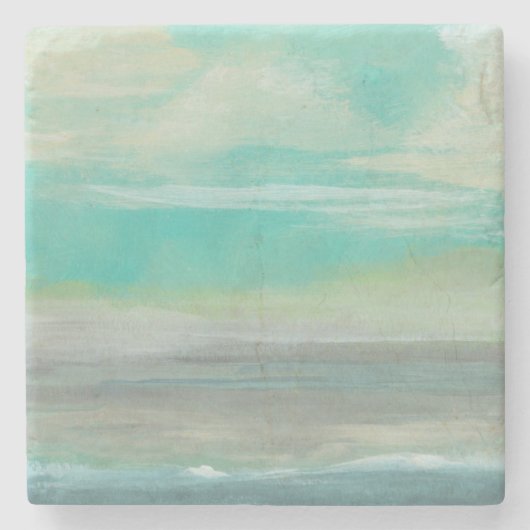 Lowland Beach I Stenen Onderzetter (Voorkant)