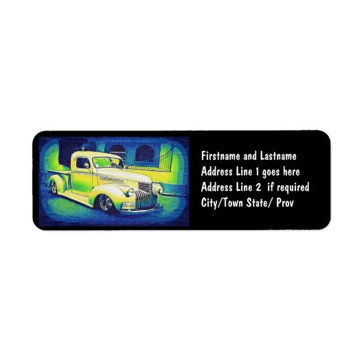 Lowrider  Automobile Etiket (Voorkant)