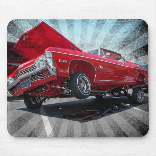 Lowrider Chevrolet Impala Mousepad Muismat (Voorkant)