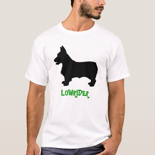 "Lowrider" Corgi T-shirt (Voorkant)
