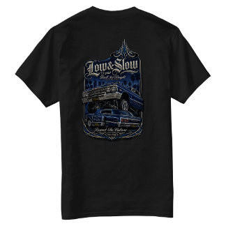 Lowrider Gebouwd Niet Gekocht back-hit T-shirt