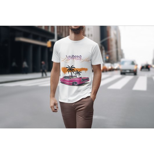Lowrider “Low & Slow” Classic Car Design | Retro T-shirt
