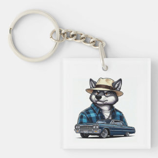 Lowrider Wolf Sleutelhanger