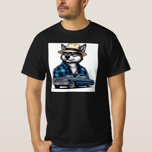 Lowrider Wolf T-Shirt (Devant)