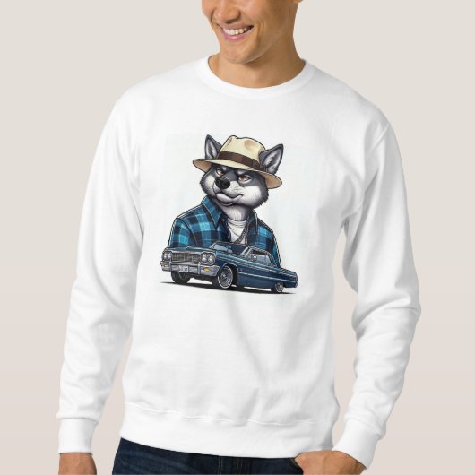 Lowrider Wolf Trui (Voorkant)