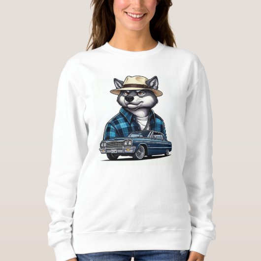 Lowrider Wolf Trui (Voorkant)