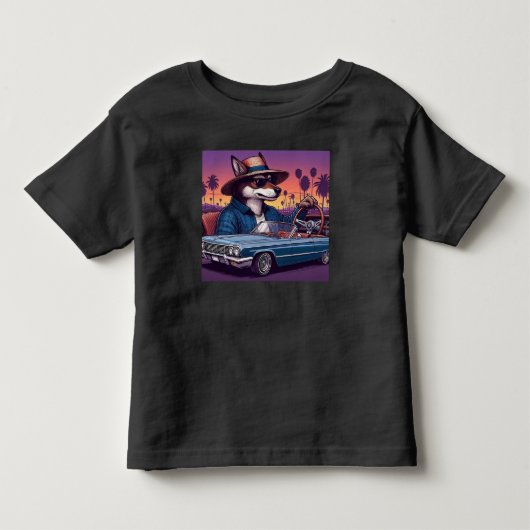 Lowrider Wolfy Kinder Shirts (Voorkant)