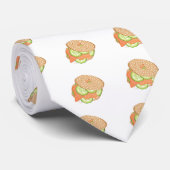 Lox en Bagel Stropdas (Opgerold)