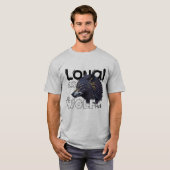 Loyaal als een wolf pack t-shirt (Voorkant volledig)
